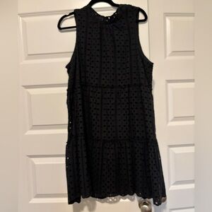 Black Eyelet Dress